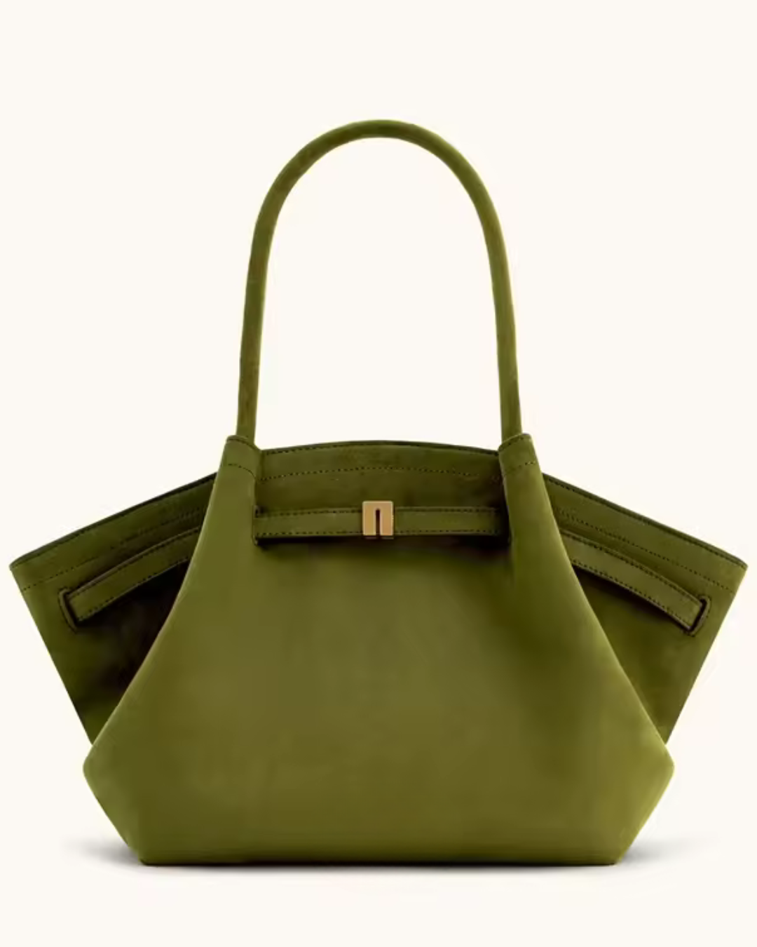 Sac suédé Hana - Blanc cassé