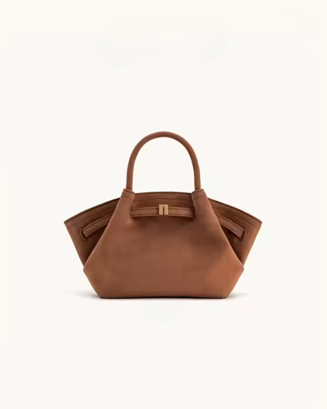 Sac suédé Hana - Blanc cassé