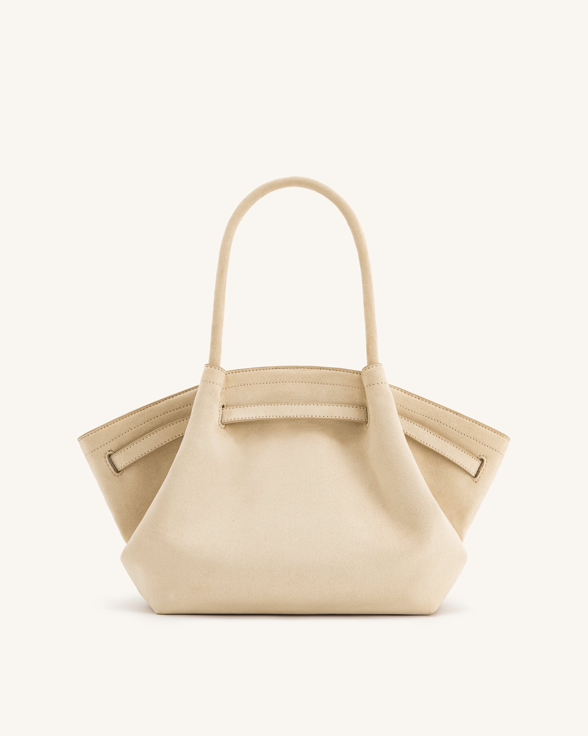 Sac suédé Hana - Blanc cassé