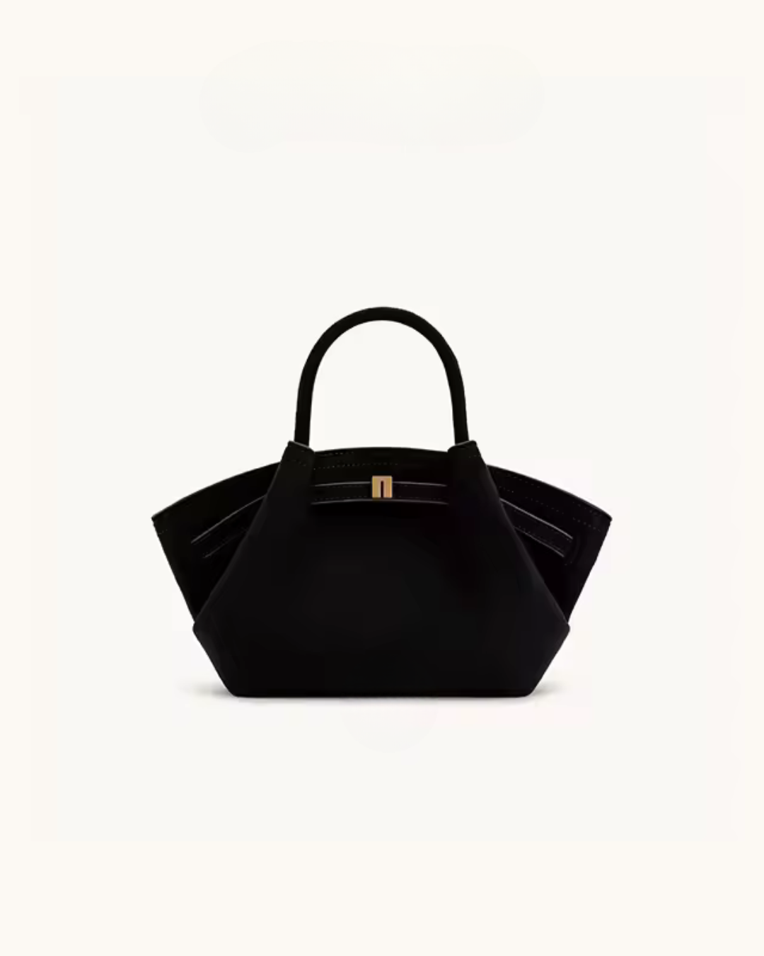 Sac suédé Hana - Blanc cassé